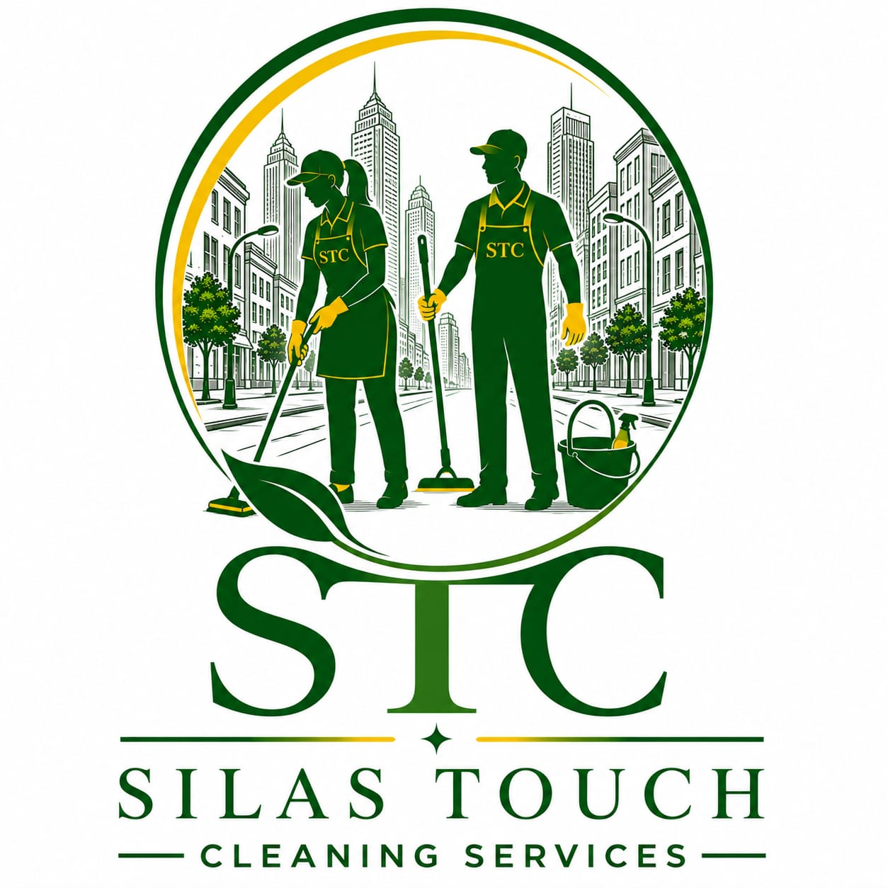 Silas Touch Cleaning Services Logo